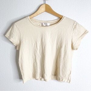 Chele Organic Cotton Neutral Short Sleeve Tee Size Small